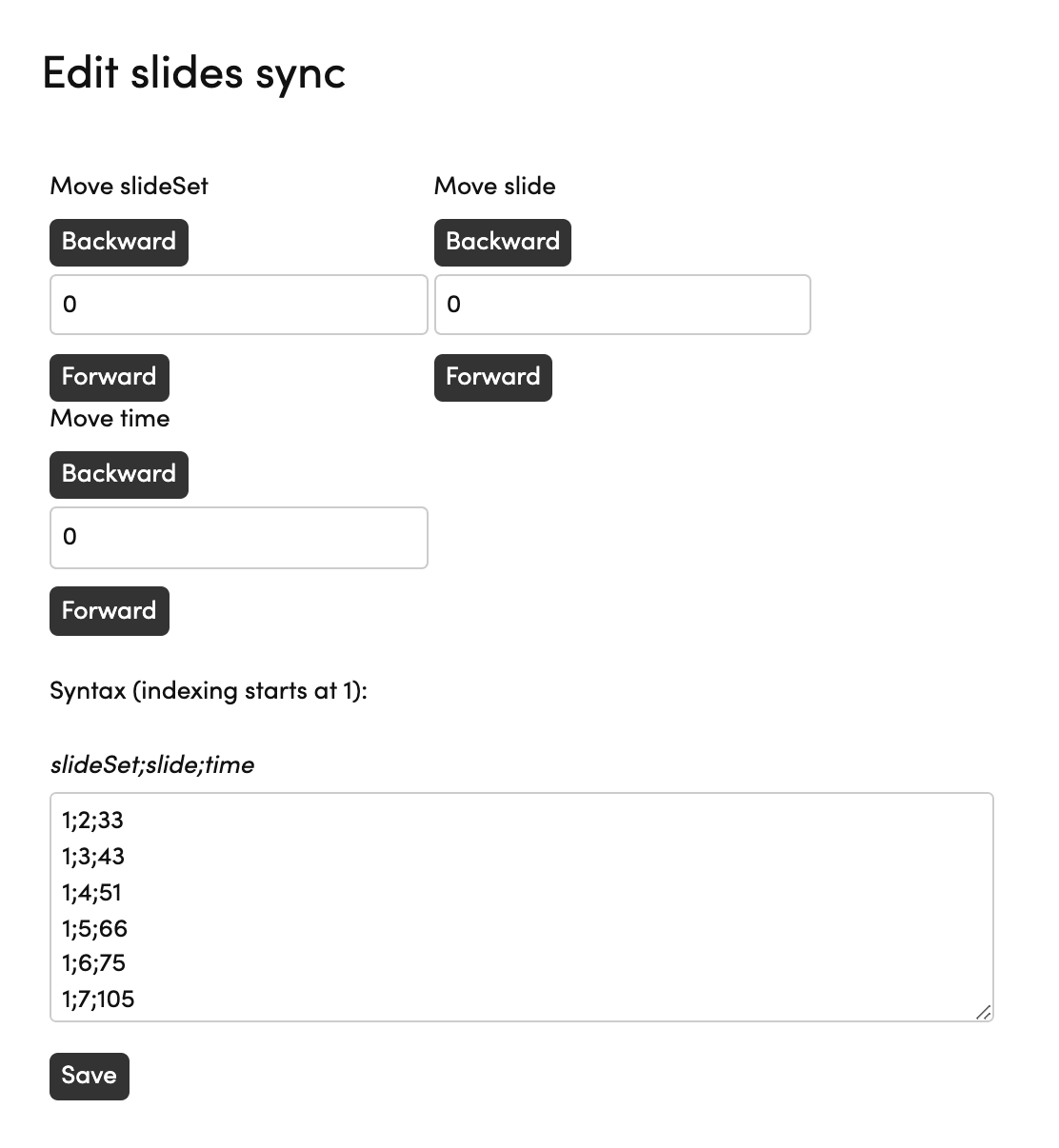 Raw log editor